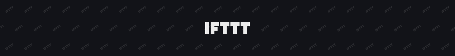 IFTTT banner